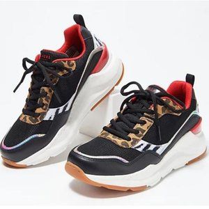 Skechers Multi Animal Print Sneakers Rovina Street